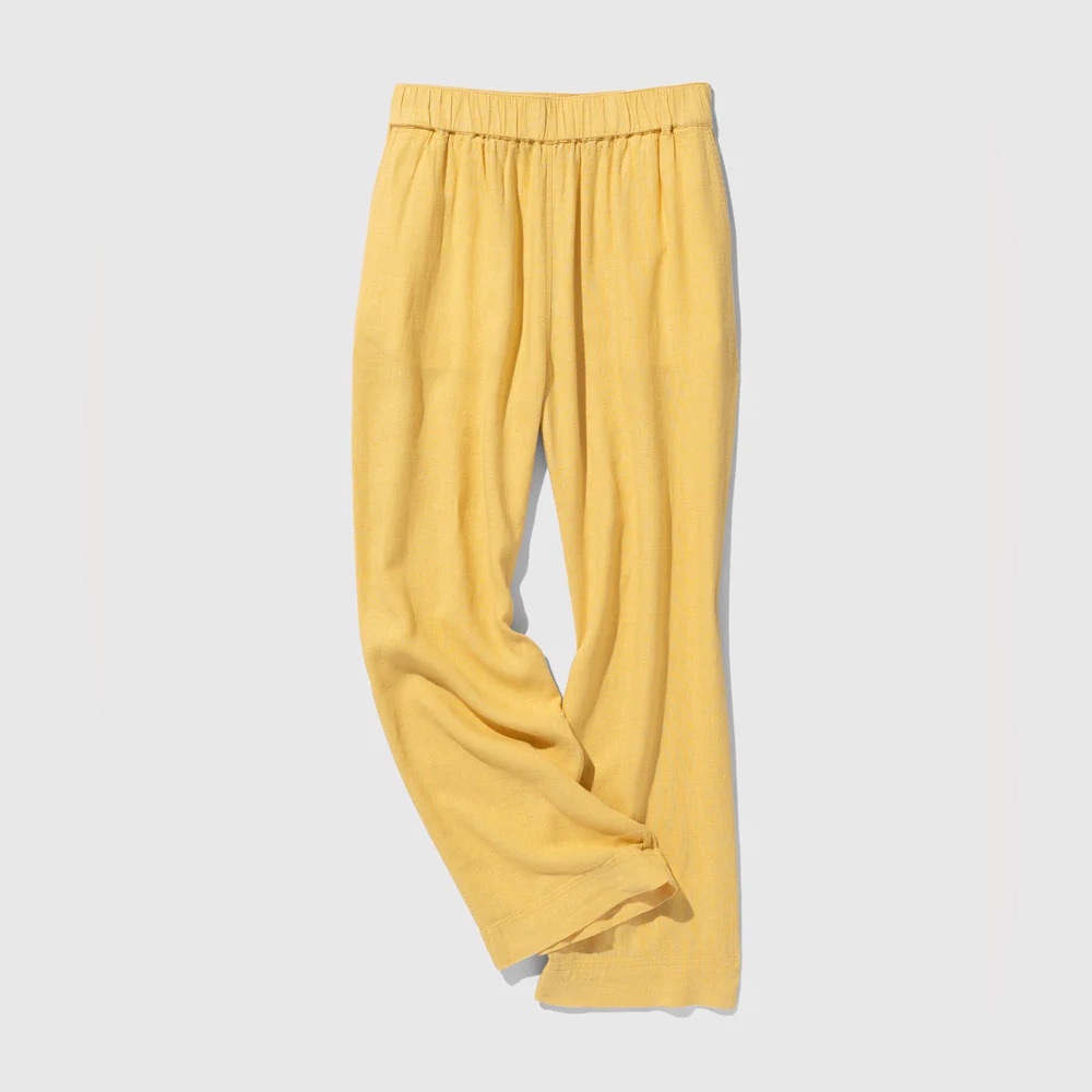 United By Blue Linen Pull-On Pant | Cream Gold | XL